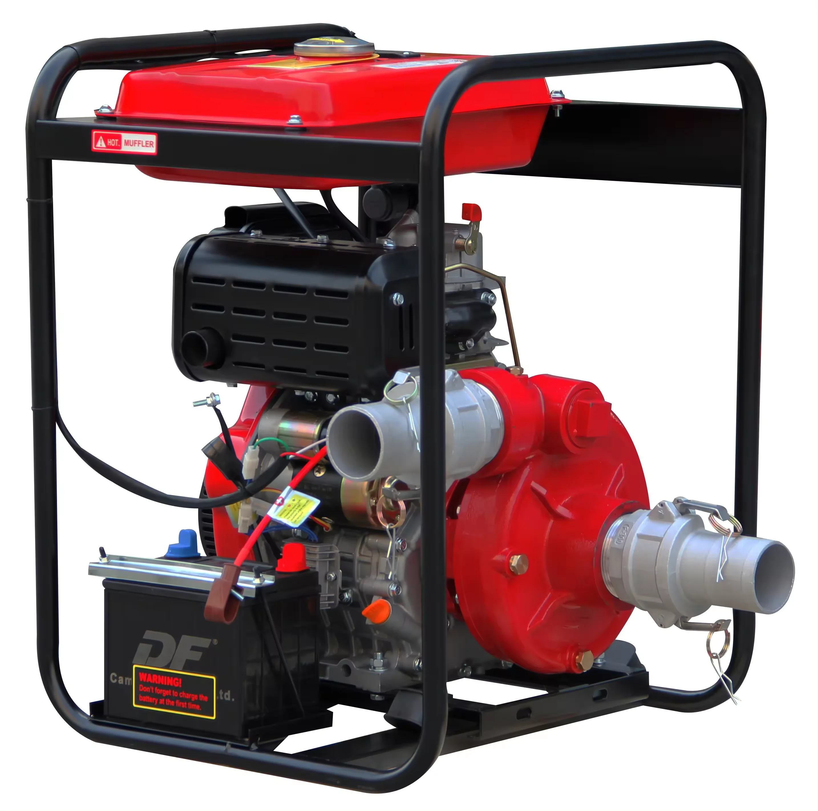 

Hiearns 80mm 3 Inch Hiearns Cast Iron High Pressure diesel Pump for Fire Fighting Pump