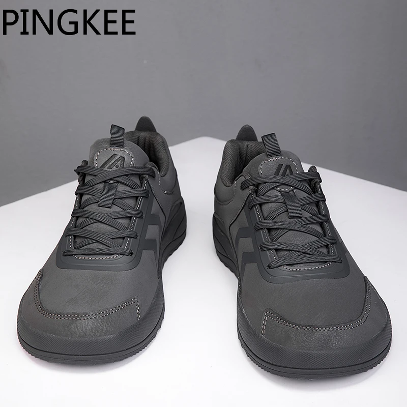 PINGKEE VENOCON Minimalistische Brede ToeBox Voeten Barefoot Atletische Winter Casual Schoenen Mannen Vrouwen Sneakers Schoeisel Laarzen Voor Man