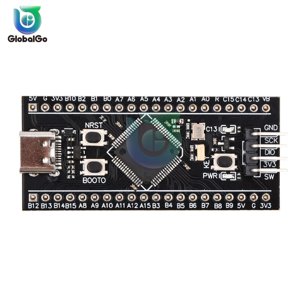 STM32F401RCT6 การพัฒนาระบบขั้นต่ำ Core Board System Board โมดูลการเรียนรู้หลัก ARM STM32F401RCT6 พอร์ต Type-C