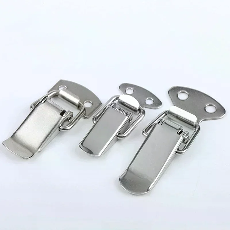 2pcs Duck- Mouth Buckle Vintage Mini Lock Chest Box Gift Suitcase Case Buckles Toggle Hasp Latch Catch Clamp