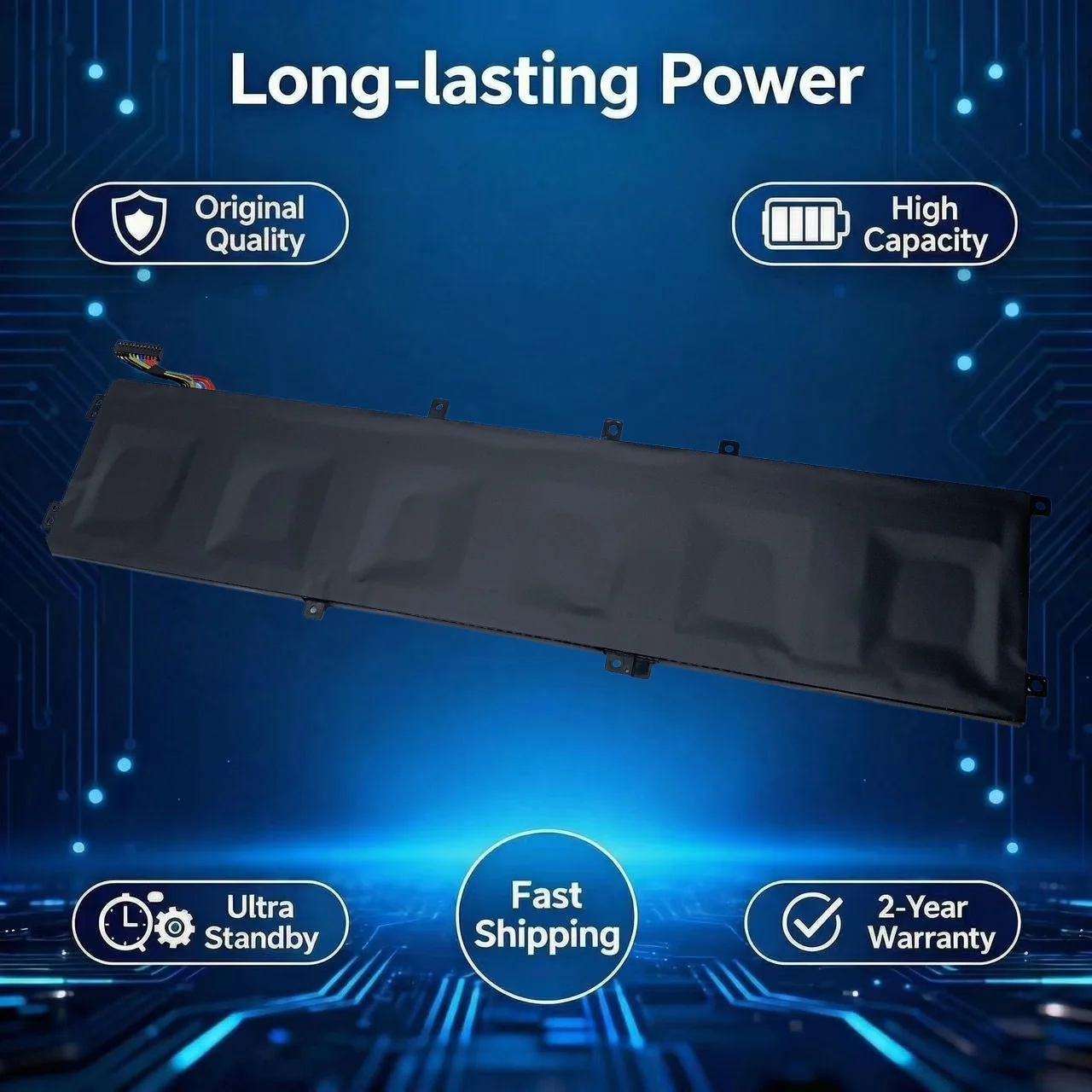New 6GTPY 11.4V 97Wh Laptop Battery For DELL XPS 15 9570 9550 9560 7590 For DELL Precision 5520 5530 5540 5510 Vostro 7500