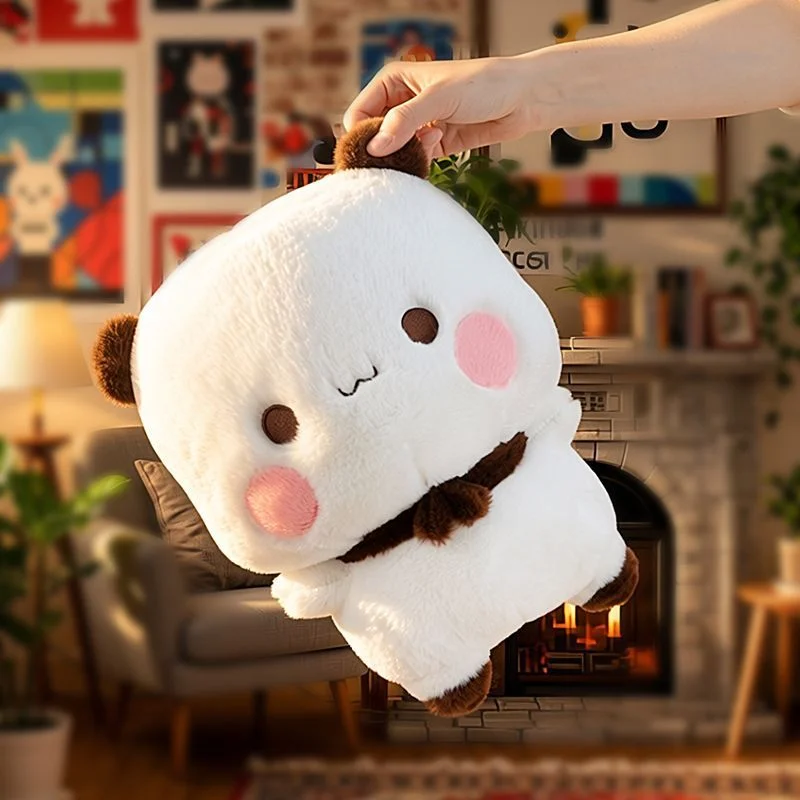2026 Neues 35cm Panda Bubu und Yier Plüschtier, Offizielles Original Niedliches Panda Bubu und Dudu Anime Beliebtes Plüschtier Geburtstagsgeschenk – Detail 3