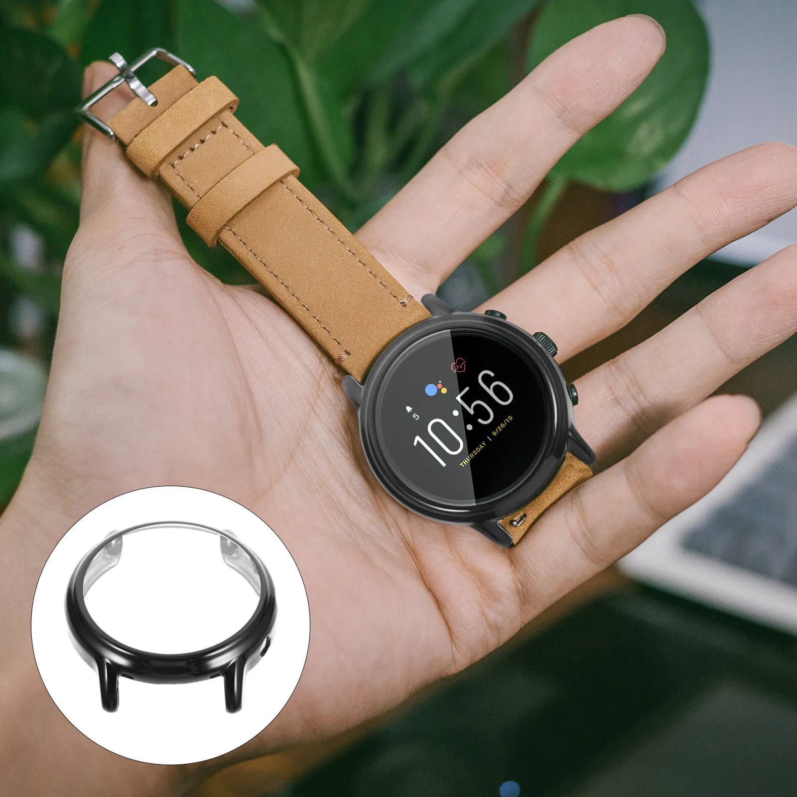 Funda protectora para reloj Watch Shell Tpu, color negro, cobertura total, resistente a arañazos, a prueba de polvo, Compatible con Gen 5