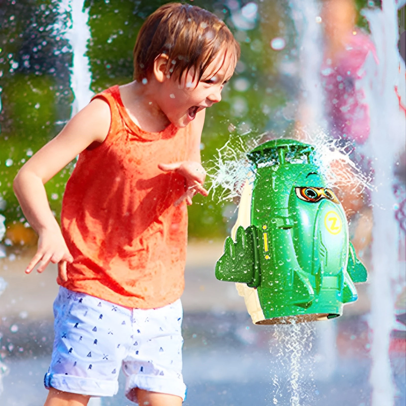 Juguete de rociador de lanzamiento de cohetes, rociador de agua divertido, levantamiento de presión de agua, juguete rociador para bebé, juego de agua al aire libre