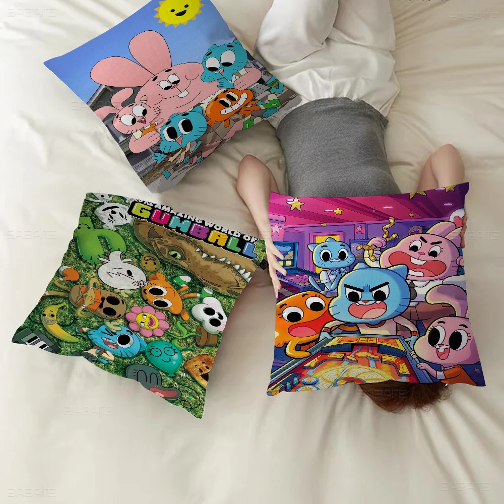 Amazing-World G-gumball Pillow Gifts Home Office Furnishings Bedroom Sofa Car Cushion Cover Case 45x45cm