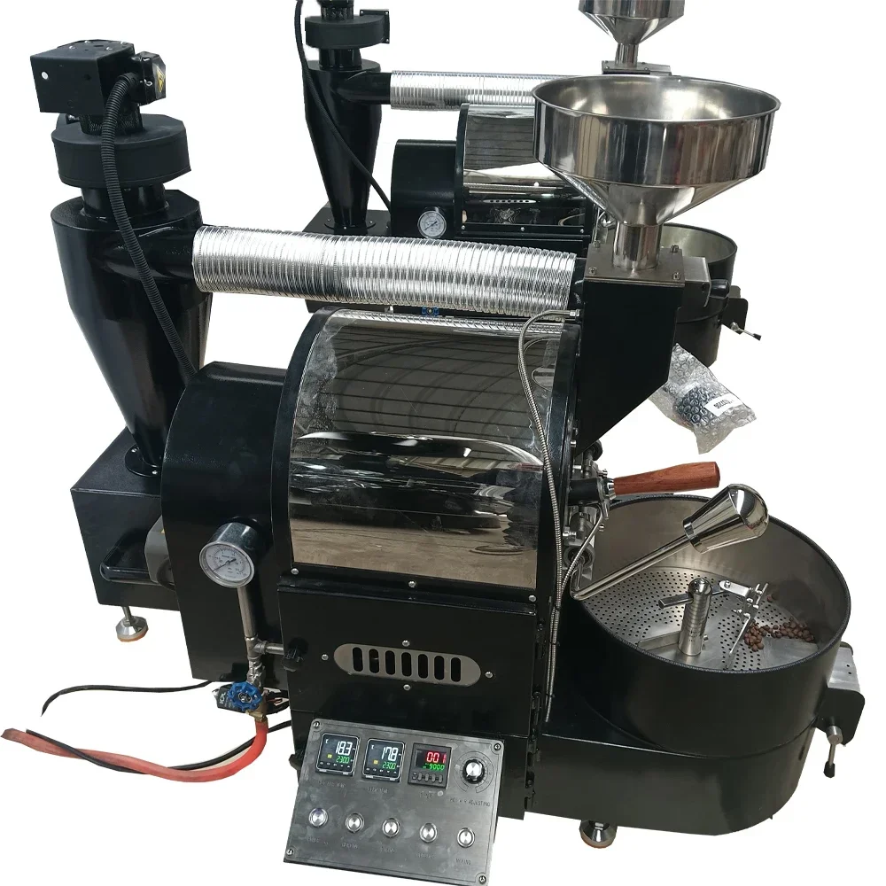 Coffee Roaster Machines Electric or Natural Gas Heating