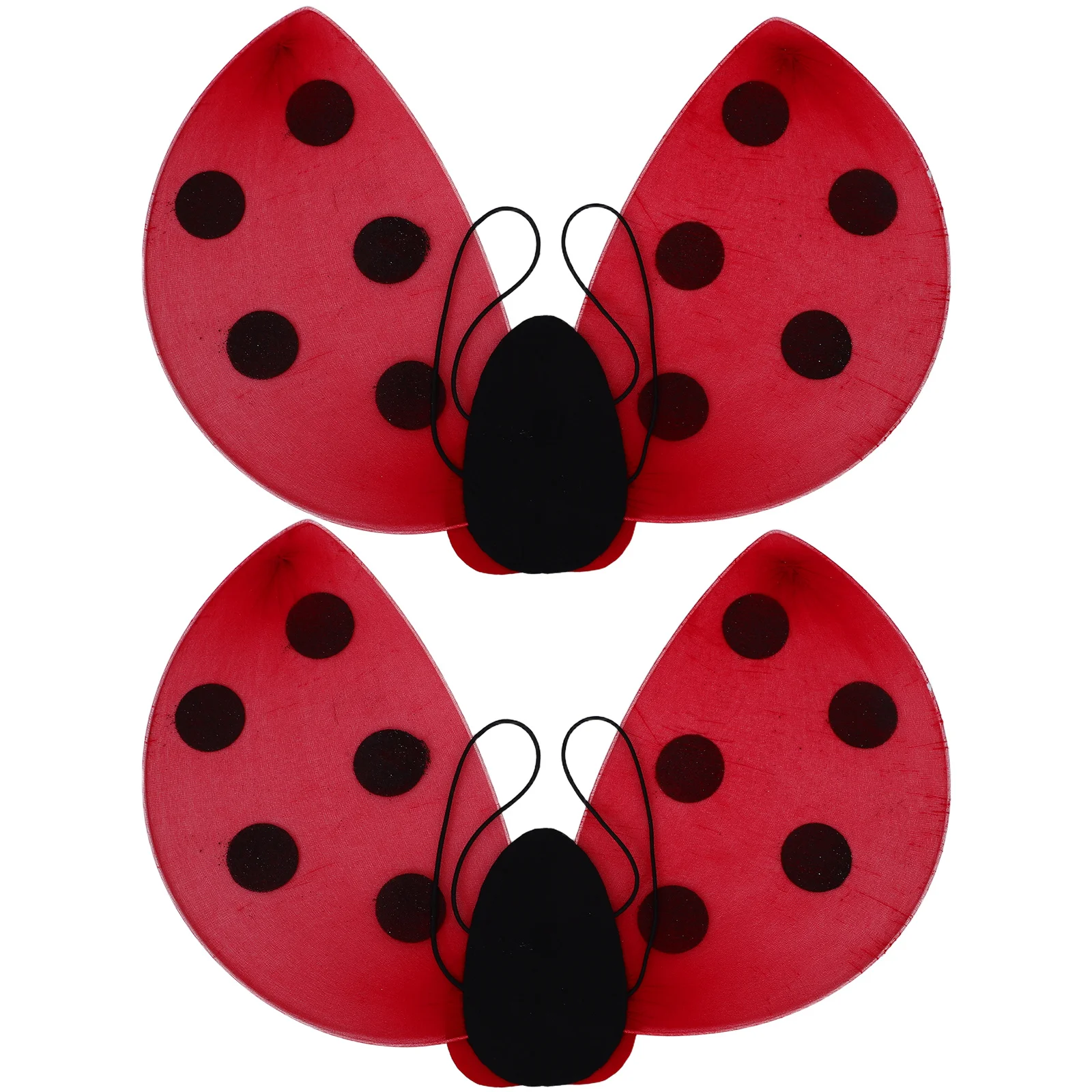 

2 шт. складной костюм с крыльями божьей коровки, легкие сетчатые крылья для школьных игр, ролевые игры, костюм божьей коровки