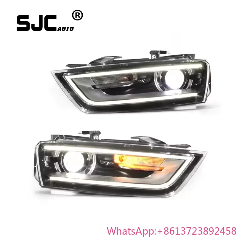 

SJC Car Lights System LED Headlight for Audi Q3 2012-2015 Head Lamp for Audi Q3 Dynamic Signal Animation Automotive Accessories