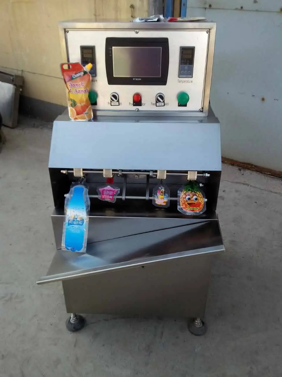 Mechanical ice cream plastic packaging bag/small bag filling and sealing machine