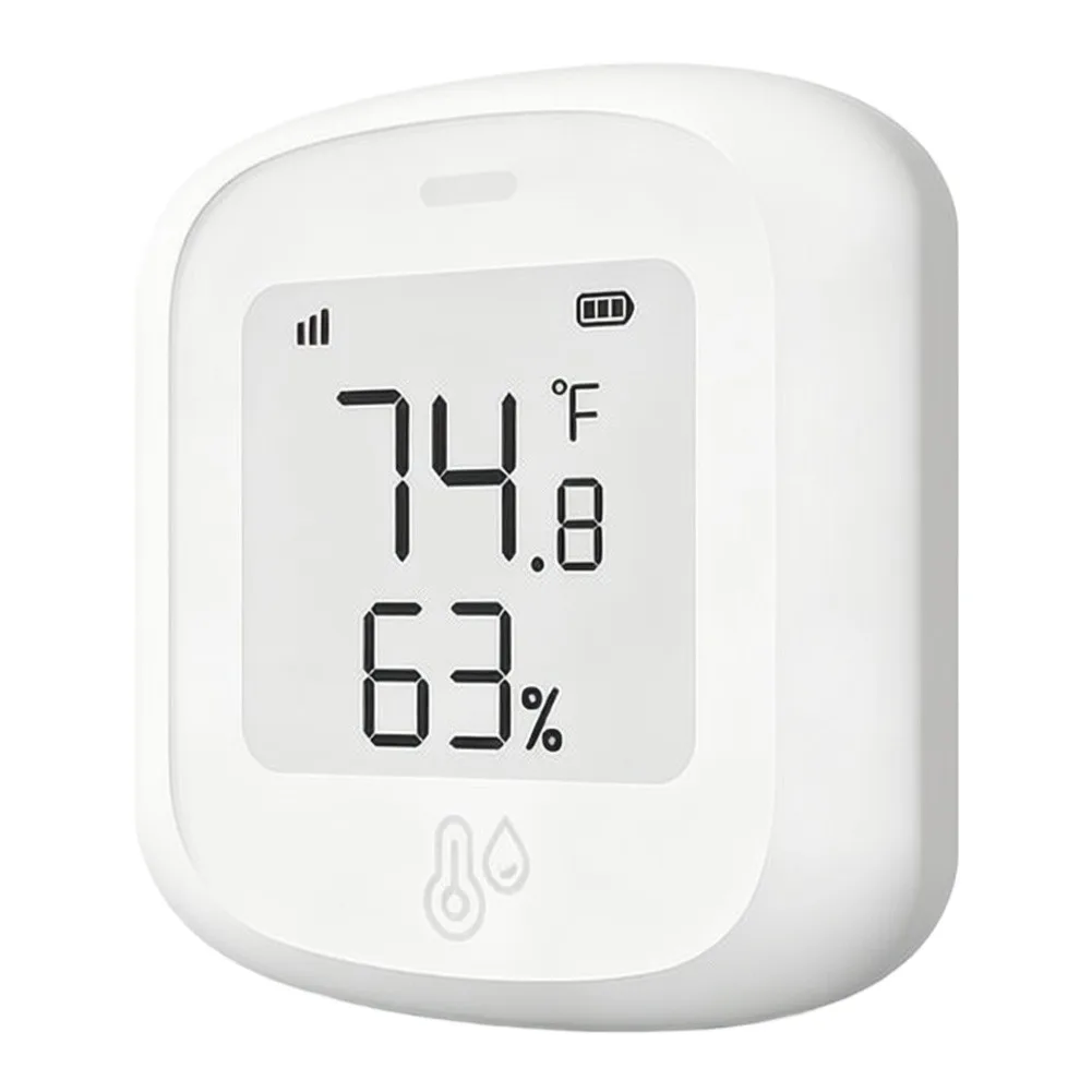 Humidity Control Sensor For Greenhouse Temperature Sensor White WiFi Temperature Sensor Easy Installation Process