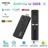 Smart TV Android G96 TV Stick Android 14 Q2 4K Allwinner Google Voice H313 Wifi6 HDR 10 BT5.0 NETFLIX Juegos Reproductor multimedia Box