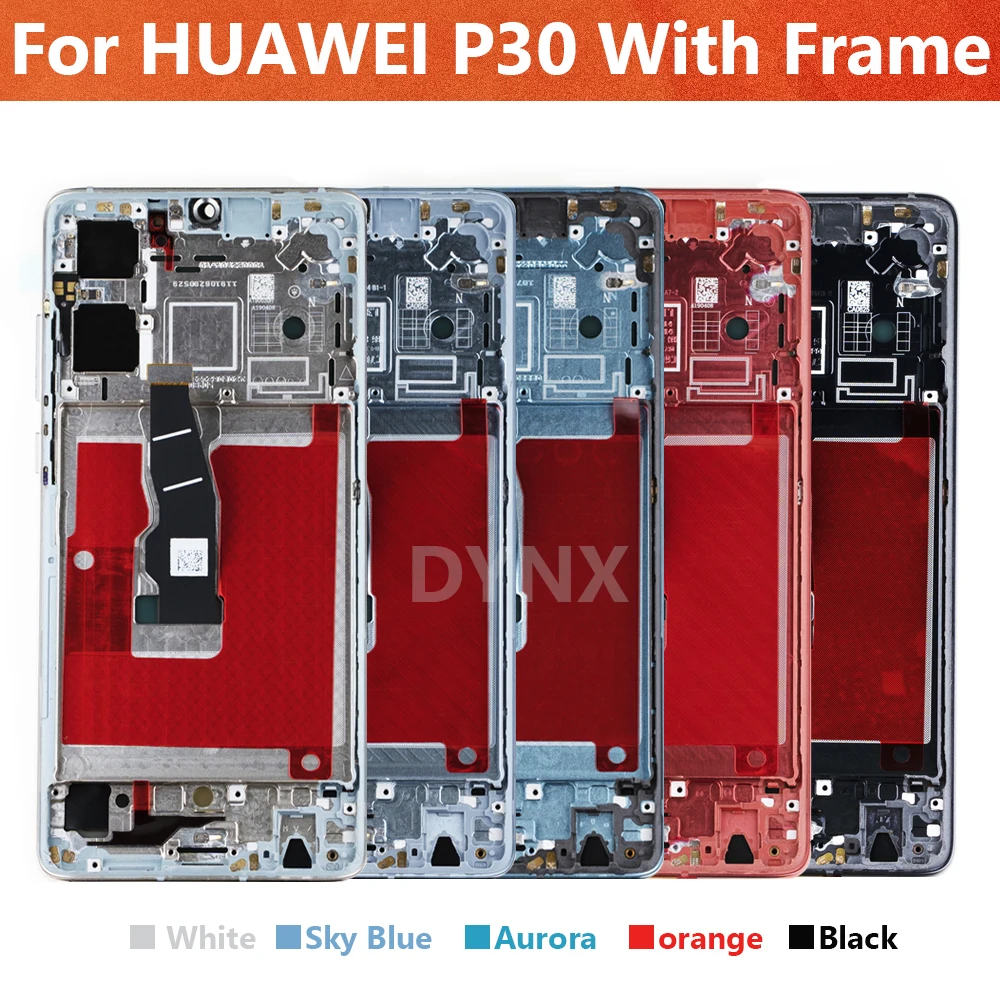 Nový AAA+ OLED P30 obrazovka LCD pro Huawei P30 dotek digitizér obrazovka panel ELE-L29 ELE-L09 ELE-L04 s daktyloskopie komponenty