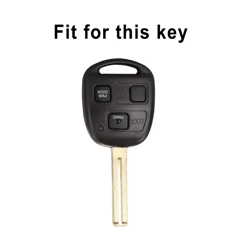 For Lexus RX 330 Is200 For Toyota RAV4 Land Cruiser 120 Prado Corolla Land Cruiser Avensis Yaris Camry Car Key Fob Cover Case