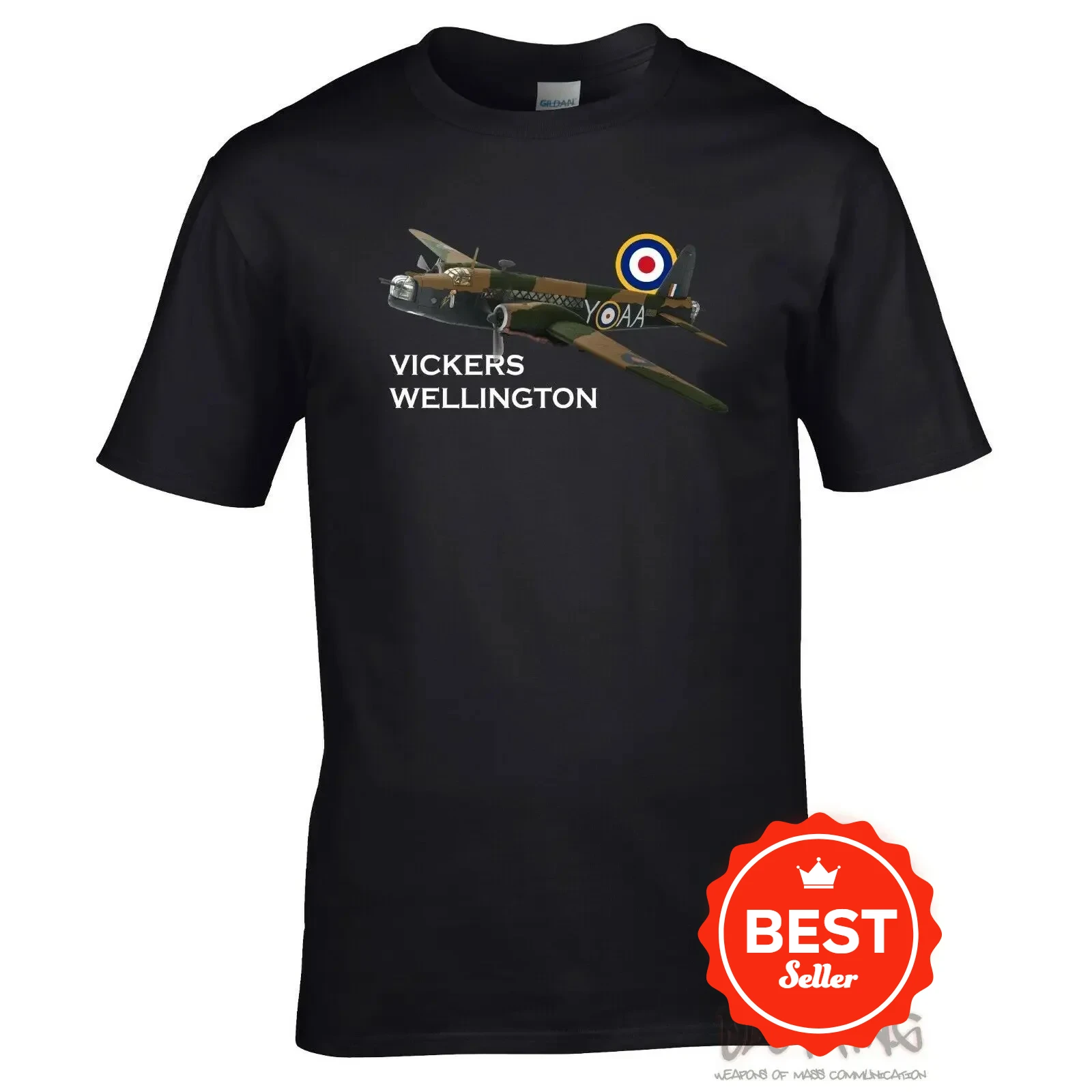 RAF Vickers Wellington Bomber T-Shirt 100% Cotton O-Neck Short Sleeve Summer Casual Mens T-shirt Streetwear