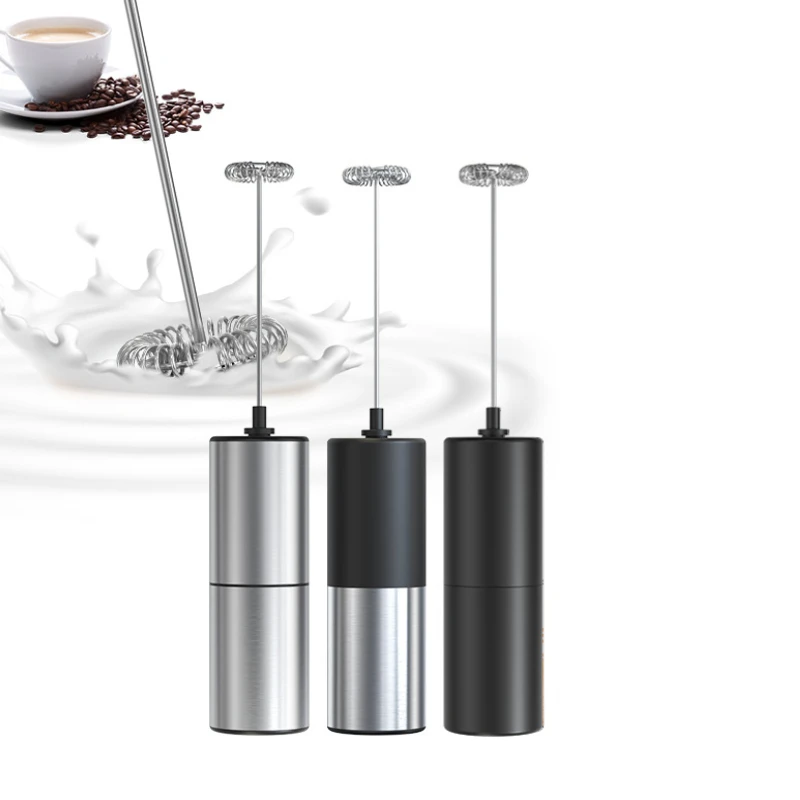 1pcs Mini Electric Milk Frother Drink Foamer Mixer Stirrer Coffee Cappuccino Creamer Whisk Frothy Blend Egg Beater Food Blender