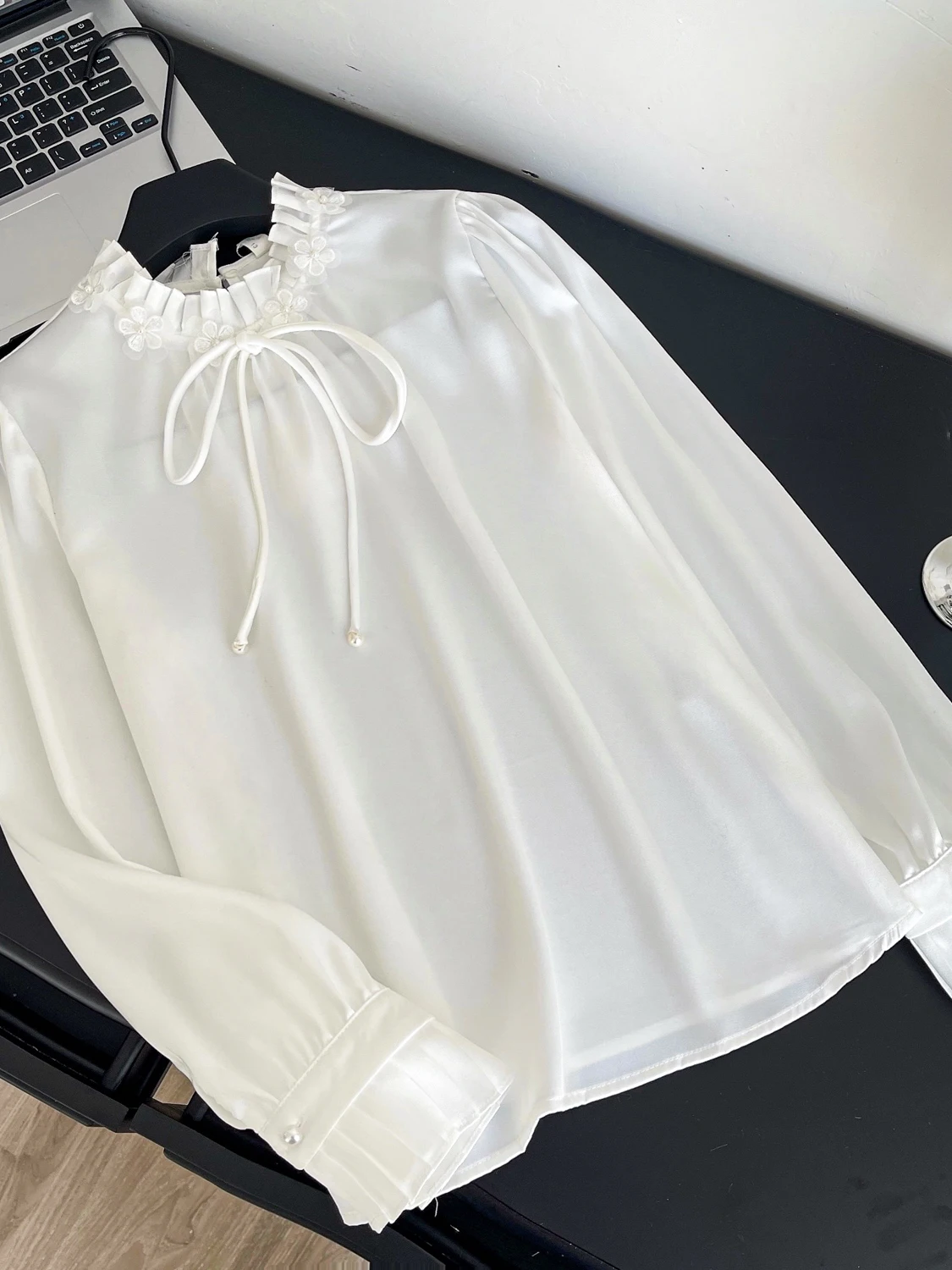 Ele White Loose Lon…