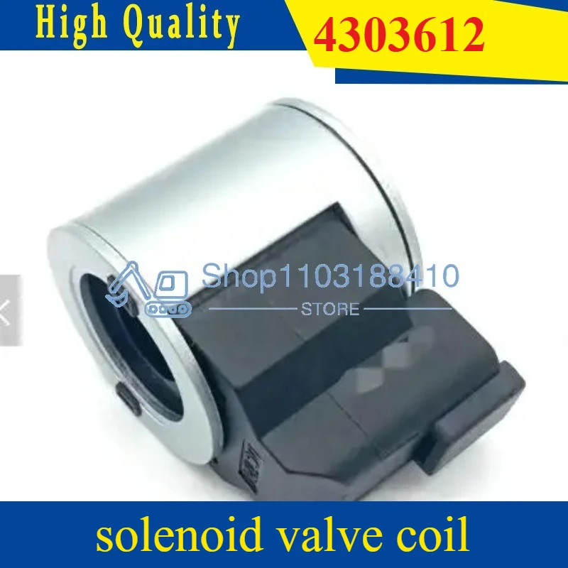 

Hot Sale Excavator Accessories 24v Solenoid Valve Coil 4303612 for Hydraulic Main Pump 12V Coil 4303624