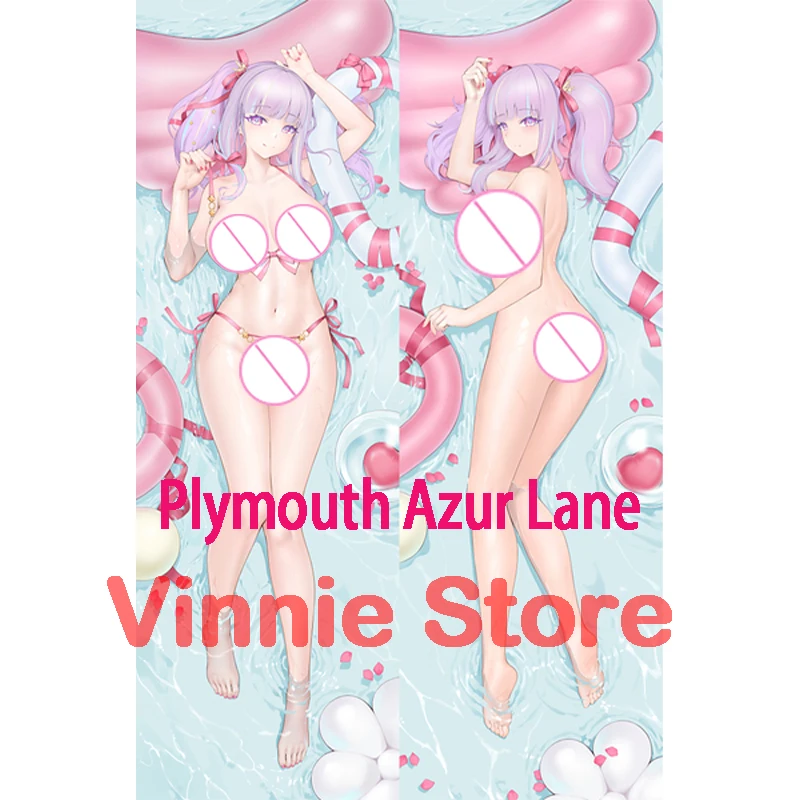 

Dakimakura anime Plymouth Azur Lane Double-sided Print Life-size body pillows cover Adult