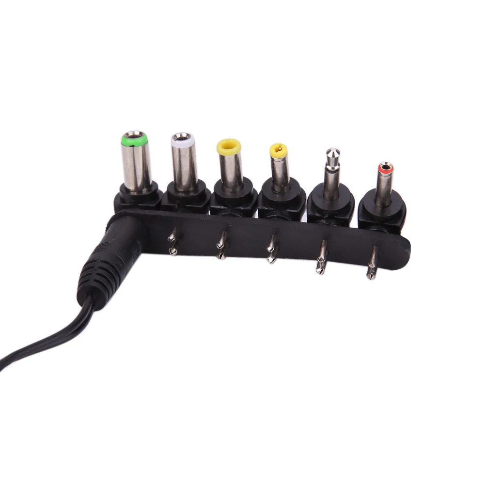 Универсальный преобразователь адаптера переменного и постоянного тока 3,0 А, 6 вилок, зарядное устройство 12 В, ЕС