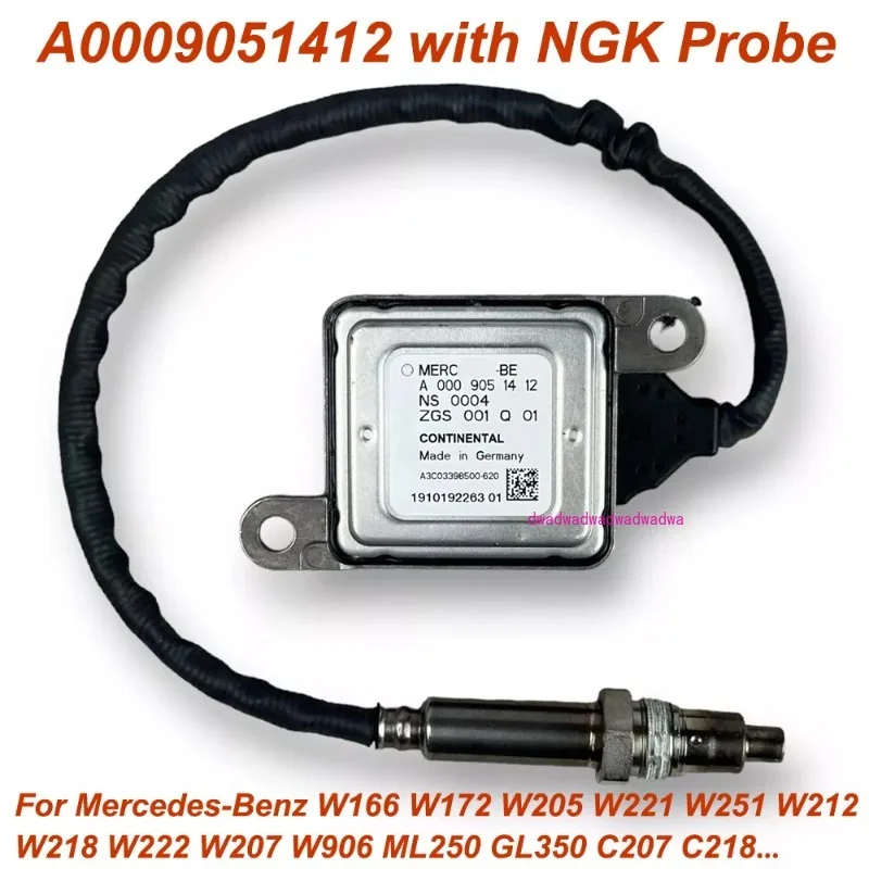 

Brand New for NGK Probe NOX Sensor A0009051412 0009051412 For Mercedes-Benz W166 W172 W205 W221 W251 W212 W207 W906 ML250 GL350