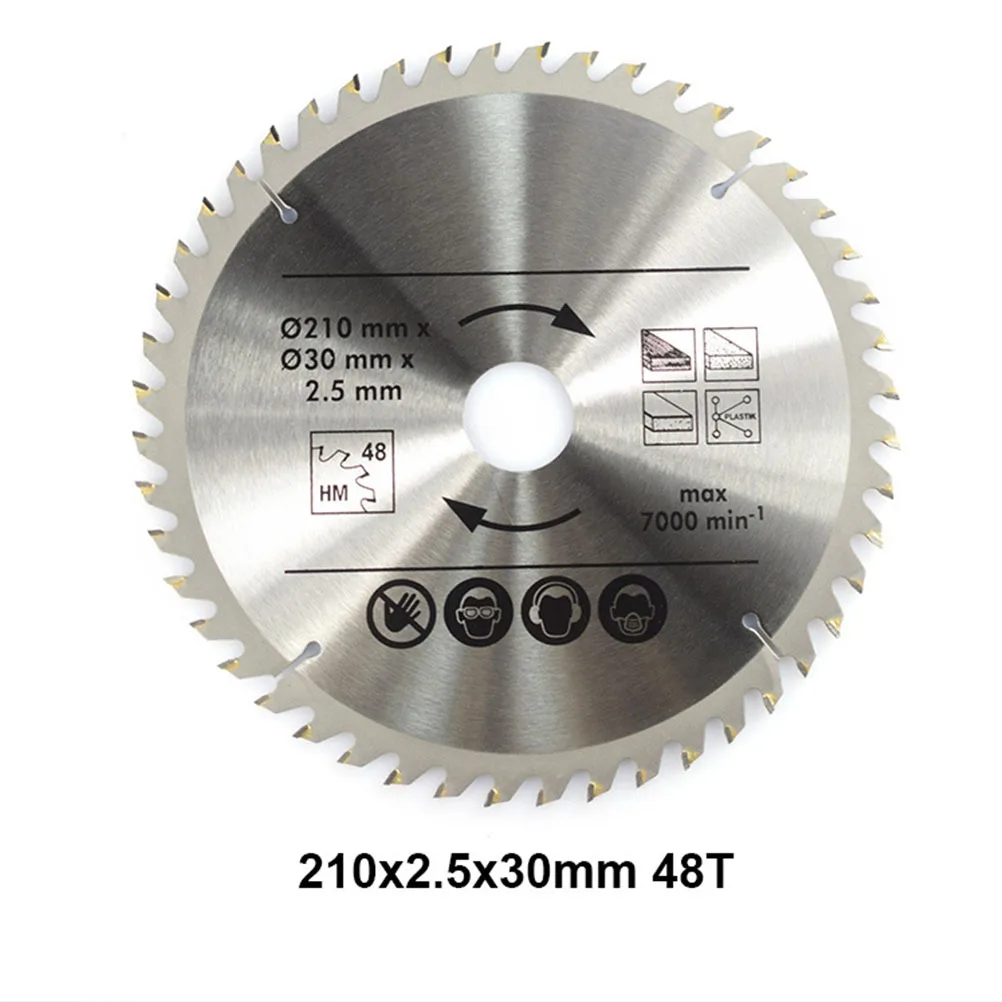 Circular Saw Blade Woodworking Cutting Carving Disc High Hardness Durable Fast Smooth Cuts Steel Aluminium Iron Non Ferrous