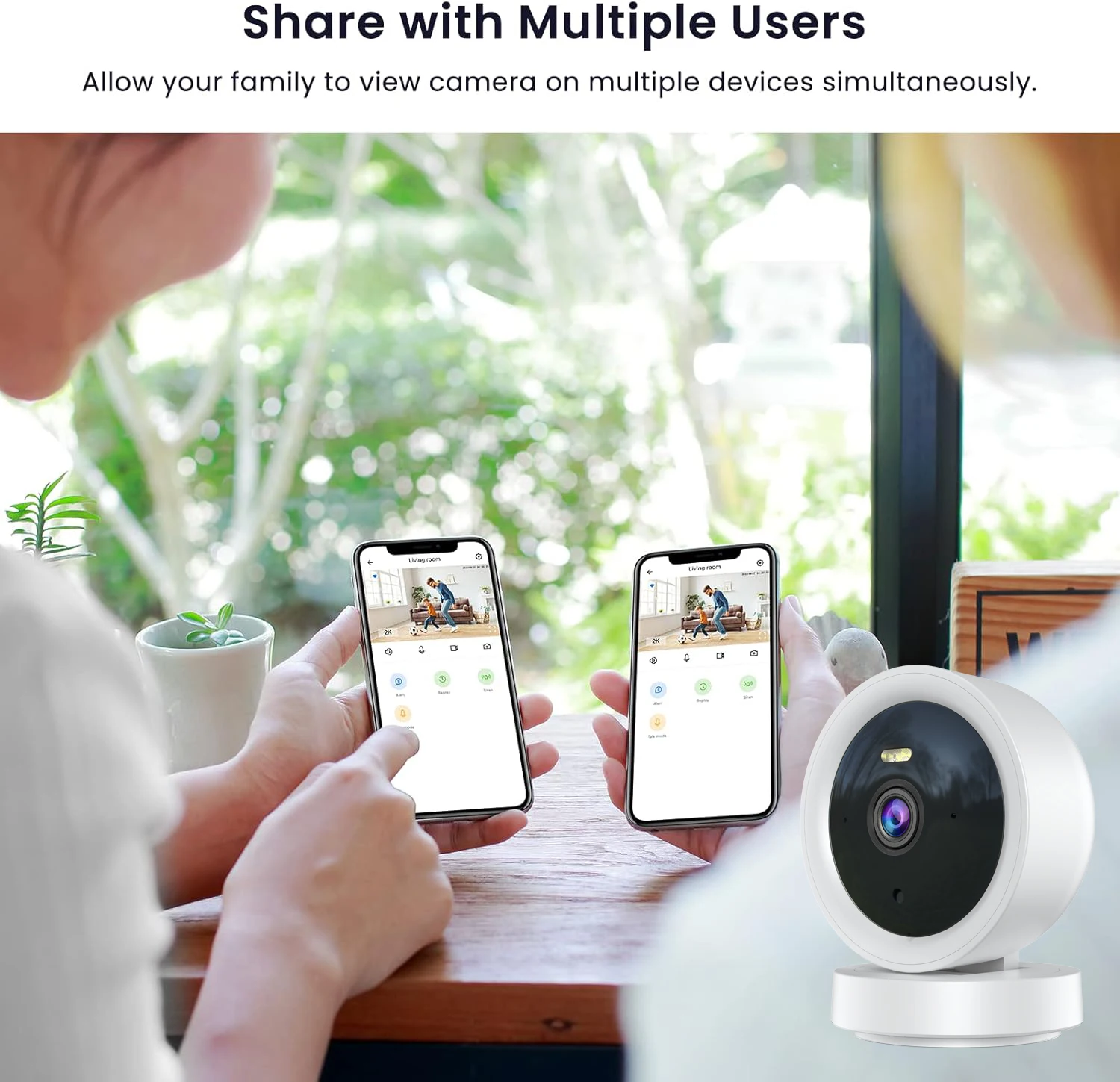 Magnetische Full HD draadloze bewakingscamera - Full Color nachtzicht, bidirectionele stem, bewegingsdetectie |   Zeer geschikt voor