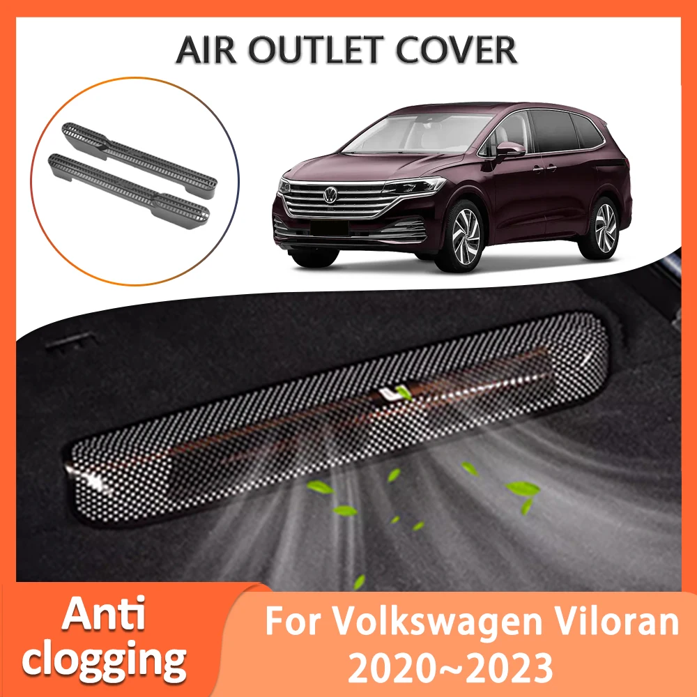 Air Outlet Cover For Volkswagen VW Viloran 2020 2021 2022 2023 Anti-clogging Conditioner Vent Protection Car Auto Accessories