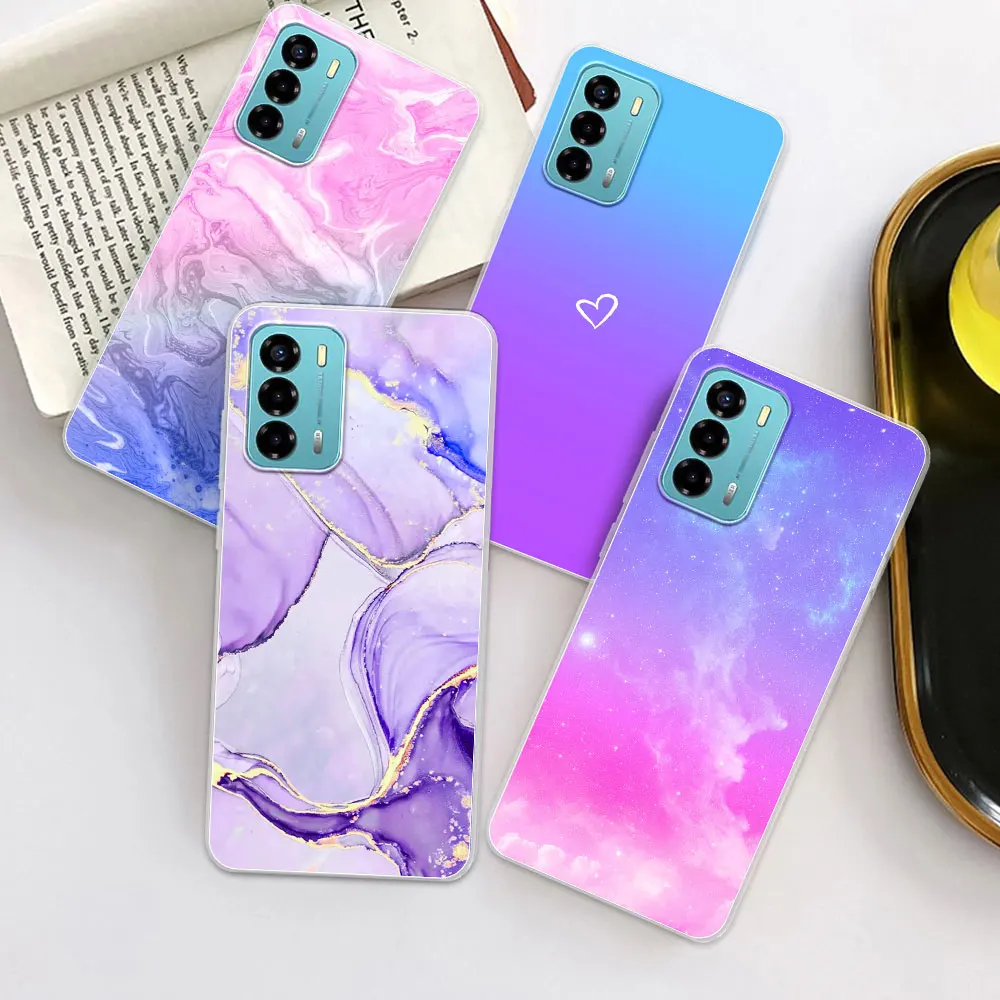 For ZTE Blade V40 Vita Case Clear Phone Case ZTE Blade V30 Vita /V2022 Coque Soft Silicone Cover For ZTE Blade V41 Smart Fundas