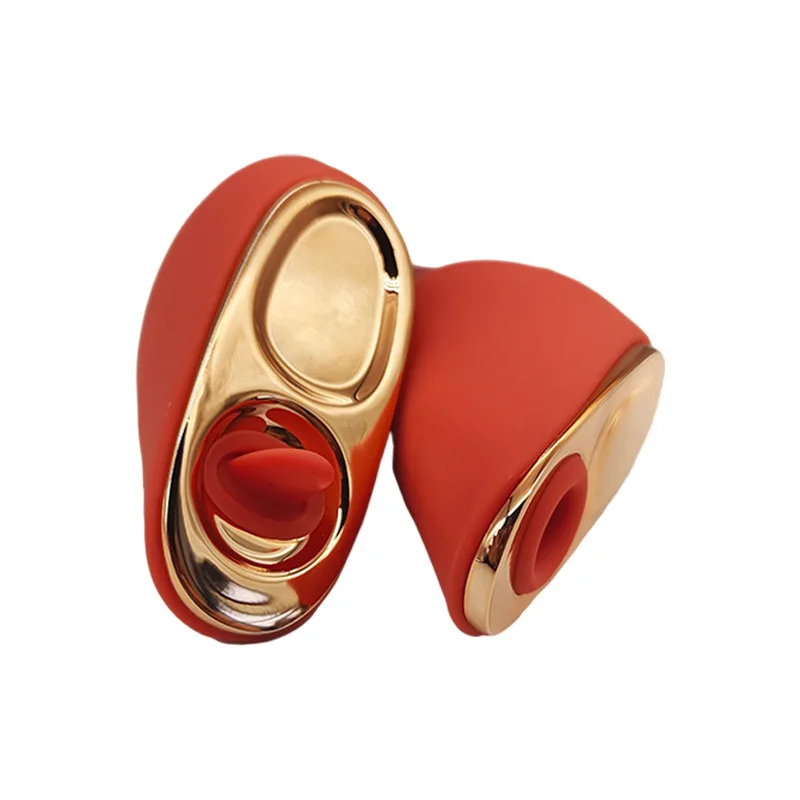 2026 New Upgrade Heart-shaped tongue licking, sucking, jumping egg, strong vibration, silent female sex, food-grade silicone