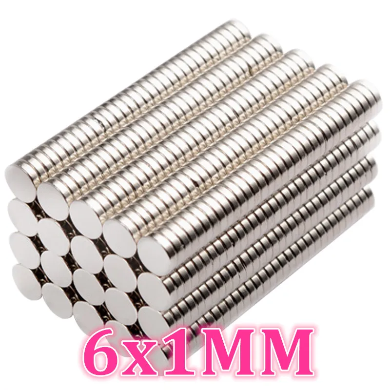 Zion Dia6x2 6x1mm 500/1000pcs Magnet Hot Round Magnet Strong Magnets Rare Earth Neodymium Magnet Super