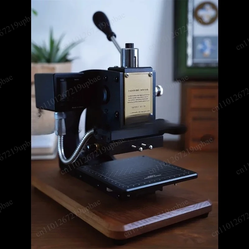 Mini Hand Hot Foil Stamping Machine Leather Bronzing Embosser DIY Craft Embossing Tool 1Set