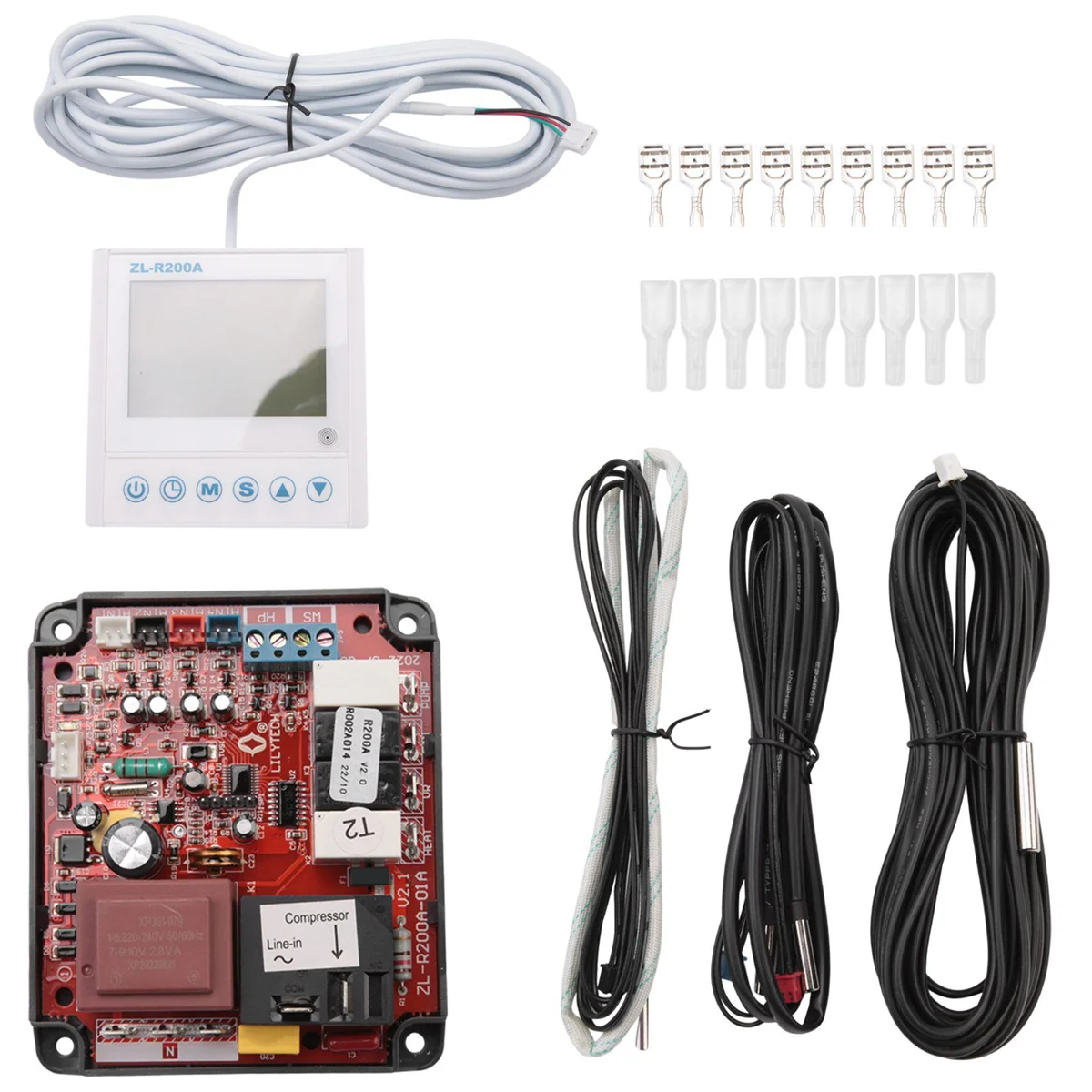 

EQAZ-LILYTECH ZL-R200A,Universal,Air Source Heat Pump Water Heater Controller, Pump Air To Hot Water Heating Controller