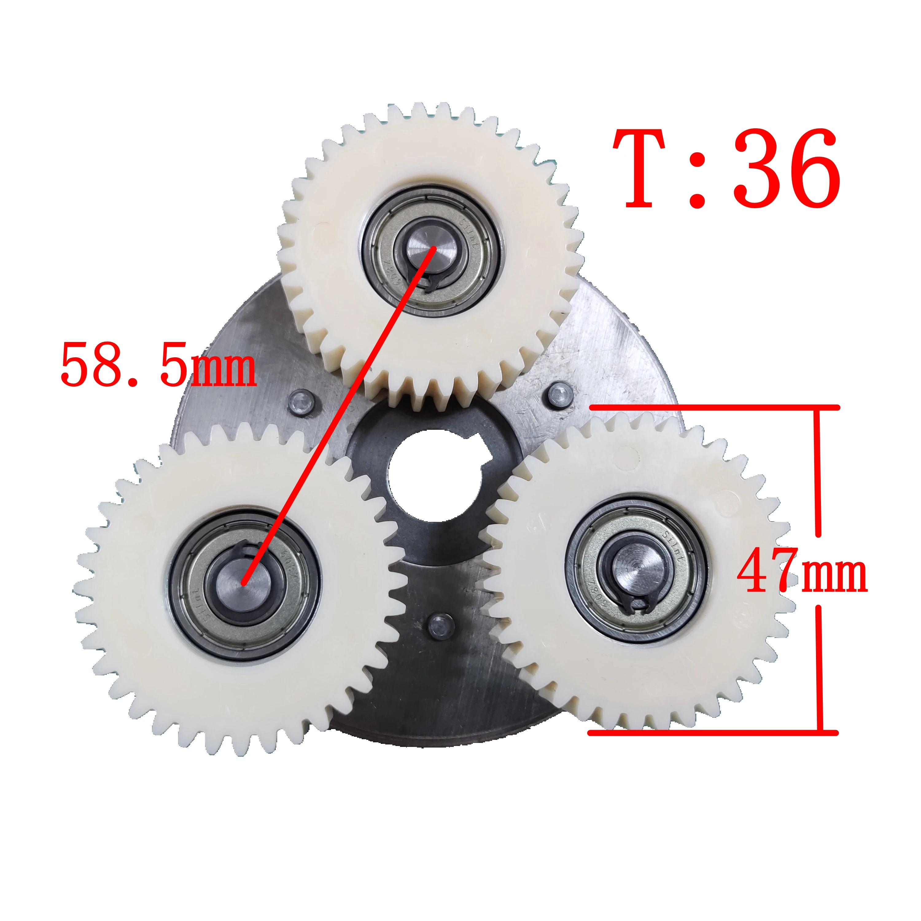 Motor Clutch Assembly Nylon Gear Spare Part For Bafang RM G062.500.D Fat Hub Motor 350W/500W Left Cabling