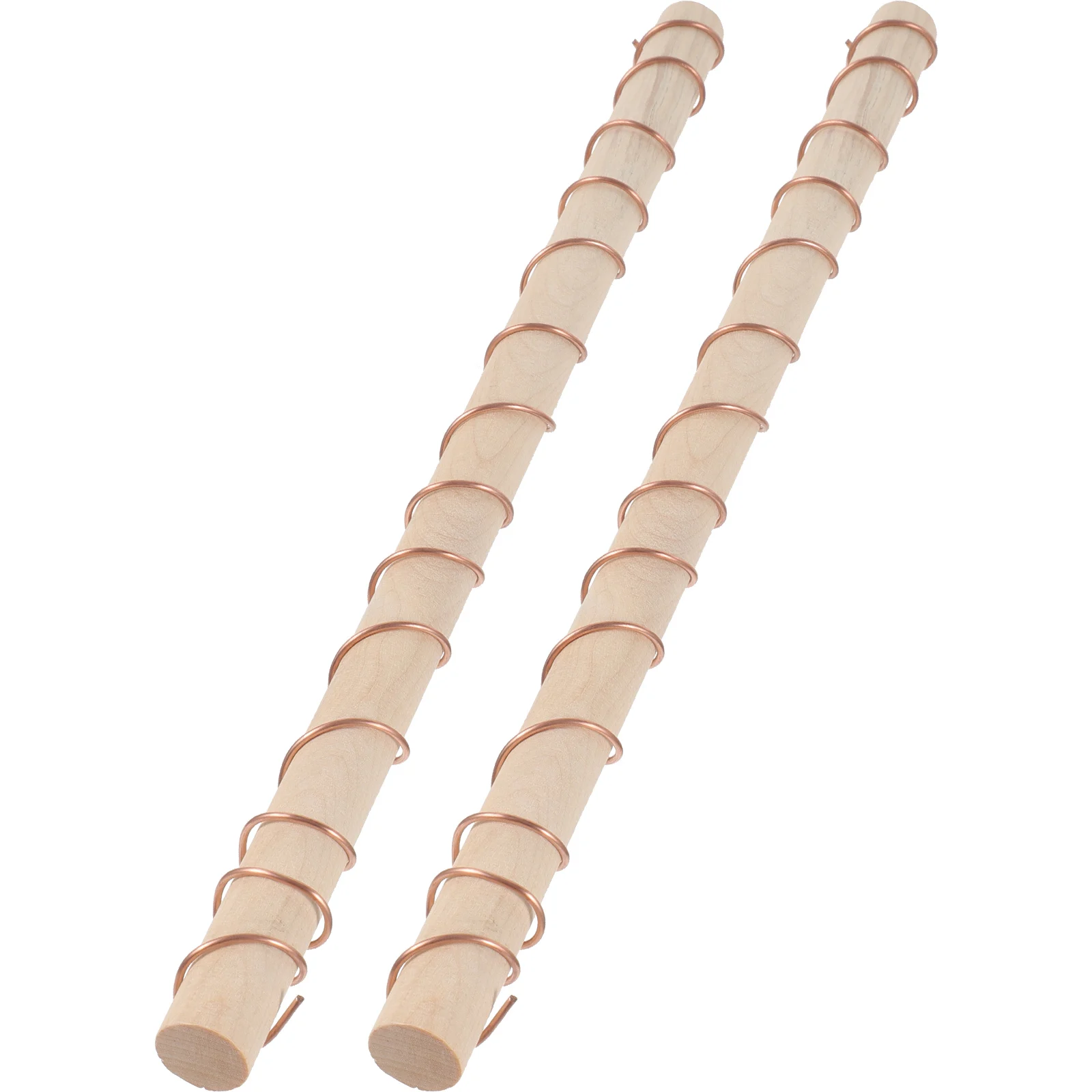 

2Pcs Electroculture Plant Pile Copper Antenna Wire Gardening Vegetables Pure Solid Coil Skin Tone