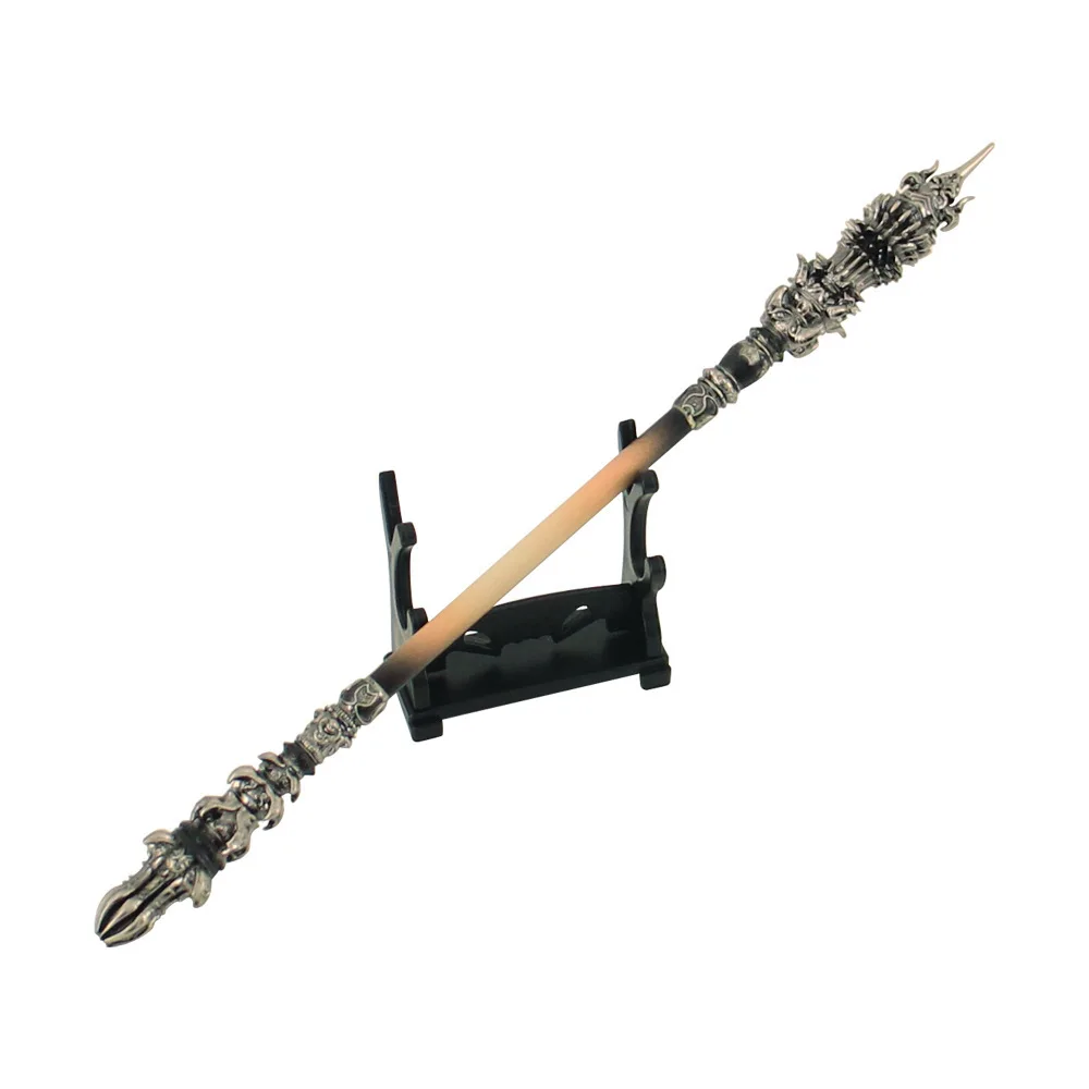 22cm Sun Wukong Jing Gu Bang Keychain Black Myth: Wukong Game Peripherals Stick Sword Weapon Model All Metal Cosplay Craft Gifts image 6