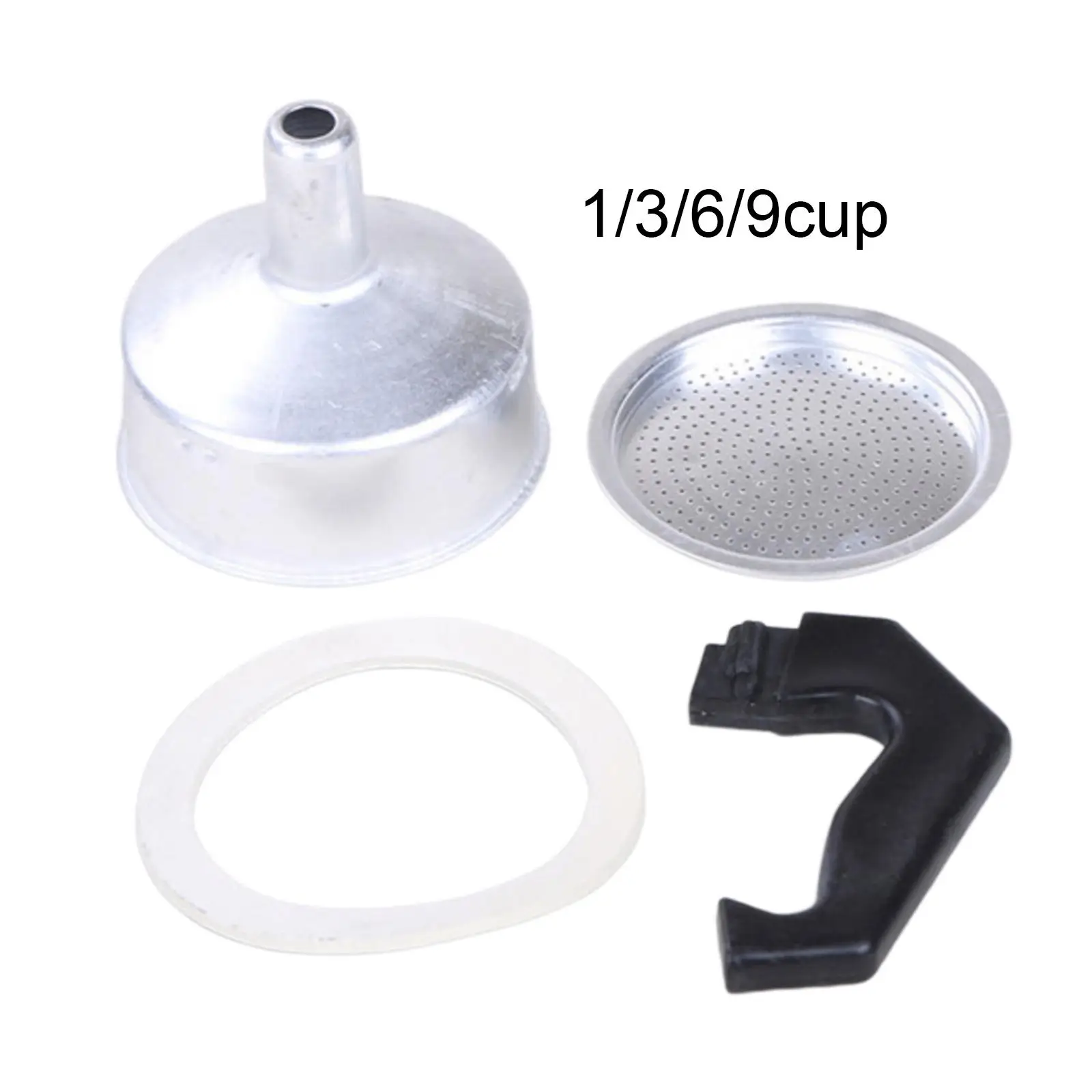 Aluminum Filter Coffee Pot Replacement Funnel Kitchen Tools Portable Silicone