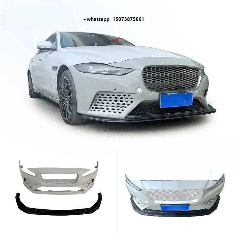 

Suitable for XE Upgraded Bumper Front Bumper and Front Spoiler Carbon Fiber Car Body Kit Modification Part 2015-2020