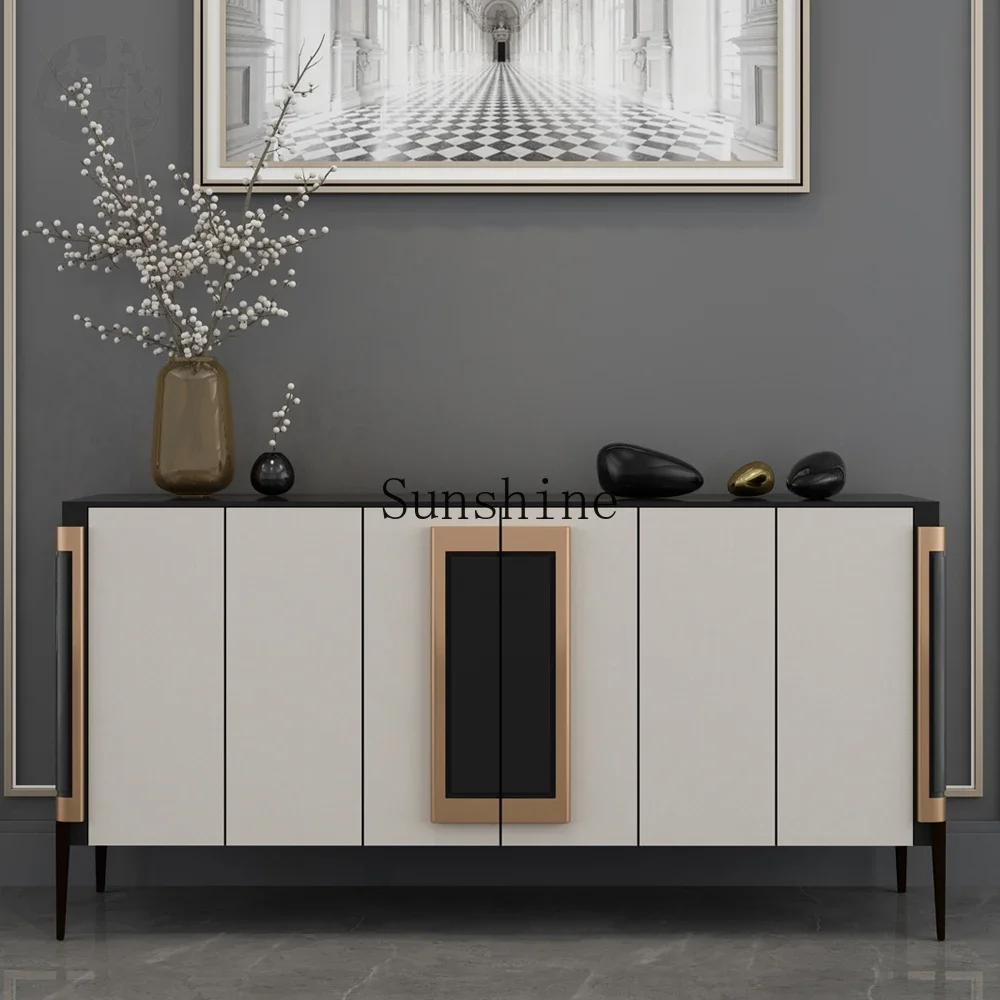 

New Chinese modern living room home decoration shoe cabinet light luxury locker FT