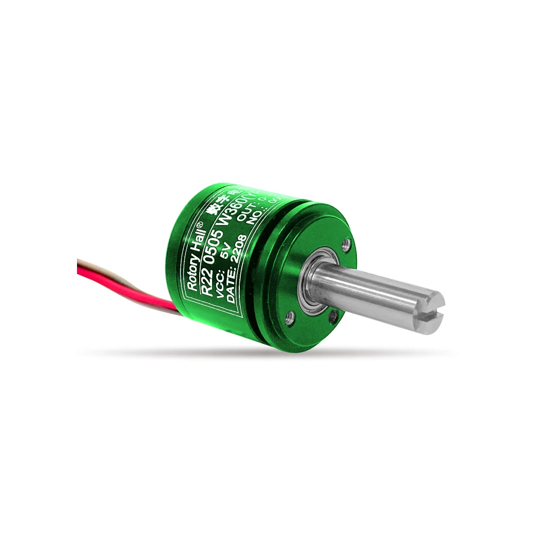 

R22-P3022 Hall Effect Angle Sensor 24V 0-5/0-10V/4-20mA Output 90 180 360 Degree Magnetic Encoder Contactless Potentiometer