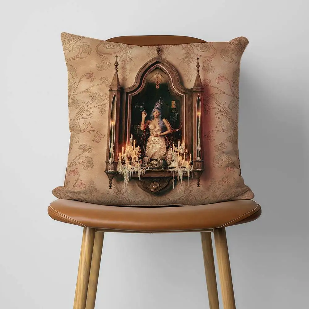 M-Melanie Singer Martinez HADES 30x30cm 45x45cm Pillow Case Decor Protective Covers Comfortable Soft For Sofa Living Room Home O