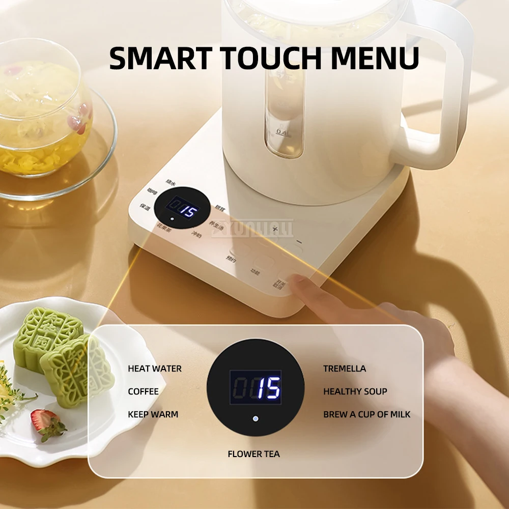 Good Quality 1.2L Multifunction Electric Kettle Automatic Hot Water Heating Insulation Kettles Health Preserving Pot