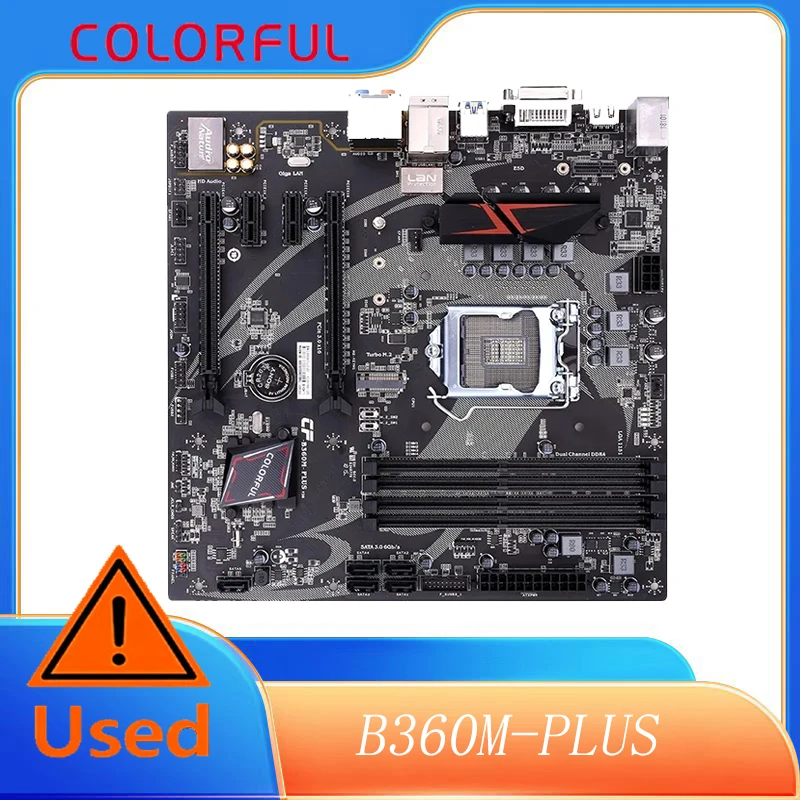 Colorful B360M PLUS  LGA1151 Intel B360 DDR4 USB3.1 Micro ATX Motherboard