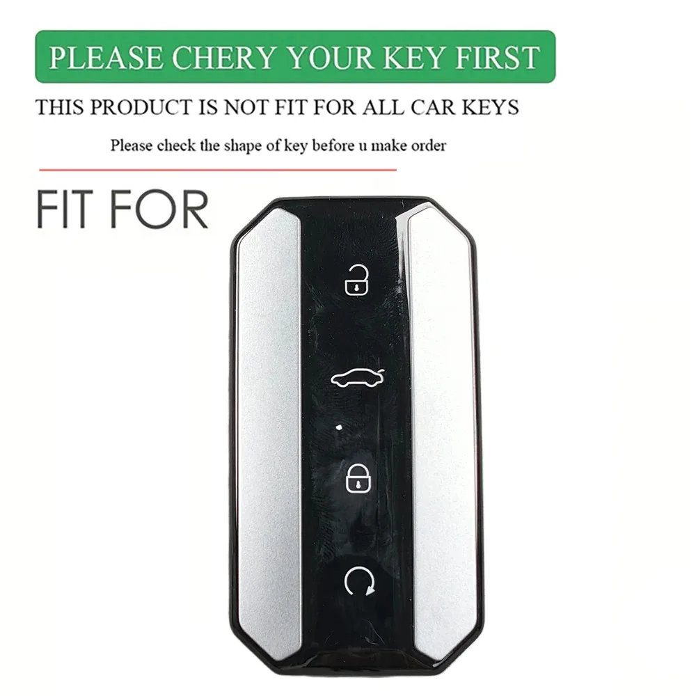Silicone Car Key Case Full Cover for Chery Jaecoo J5 5 2025 2026 Protection Key Bag Housing Holder Keychain Car Accessories