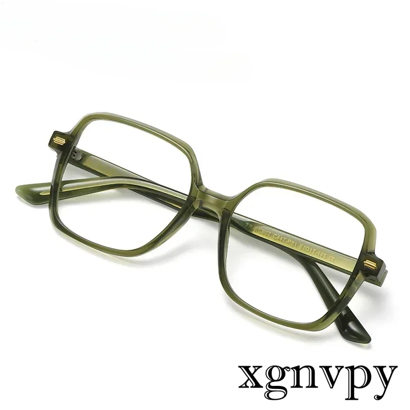 Xgnvpy New Makeup Plate Glasses Frame Women\'s Ultralight Myopia Glasses Frame Men Anti-blue Glasses