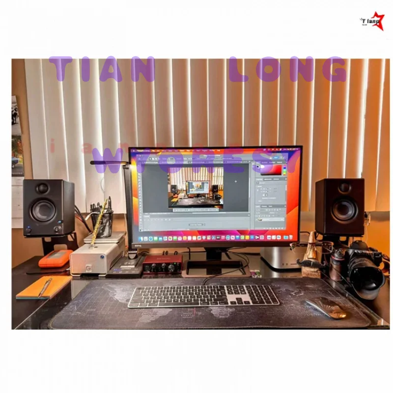 Sturdy Anti‑Vibration Steel Desktop Base Holder for Edifier R1700BT/Yamaha NS‑B40/Klipsch The Fives Speaker Support Stand