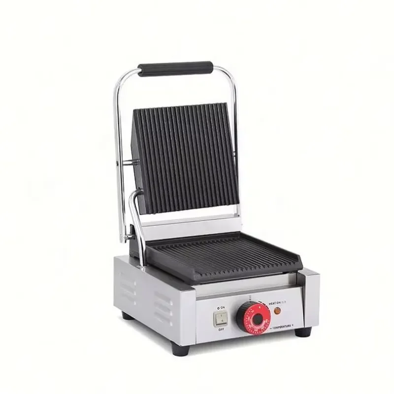 Stainless Steel Rotary BBQ Grill Portable Gas Barbecue Machine Korean Style Flame Griller Mobile Belt Burger Cooking