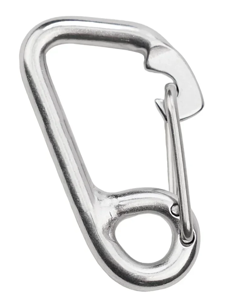 

Scuba Diving Hook Stainless Steel Safety Diving Buckle Clip Camping Carabiner Simple Hook Hanging Buckle Snap Kayak Accessories