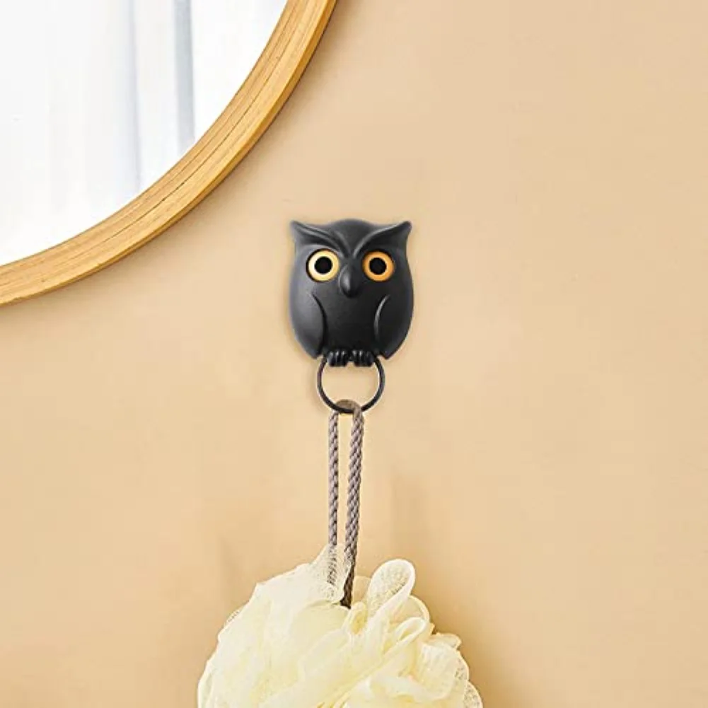 Key Storage Solution 6*5*3 Owl Key Holder Creative Storage Solution Key Holder Eye Closing Design Home Decor Key Holder view 3
