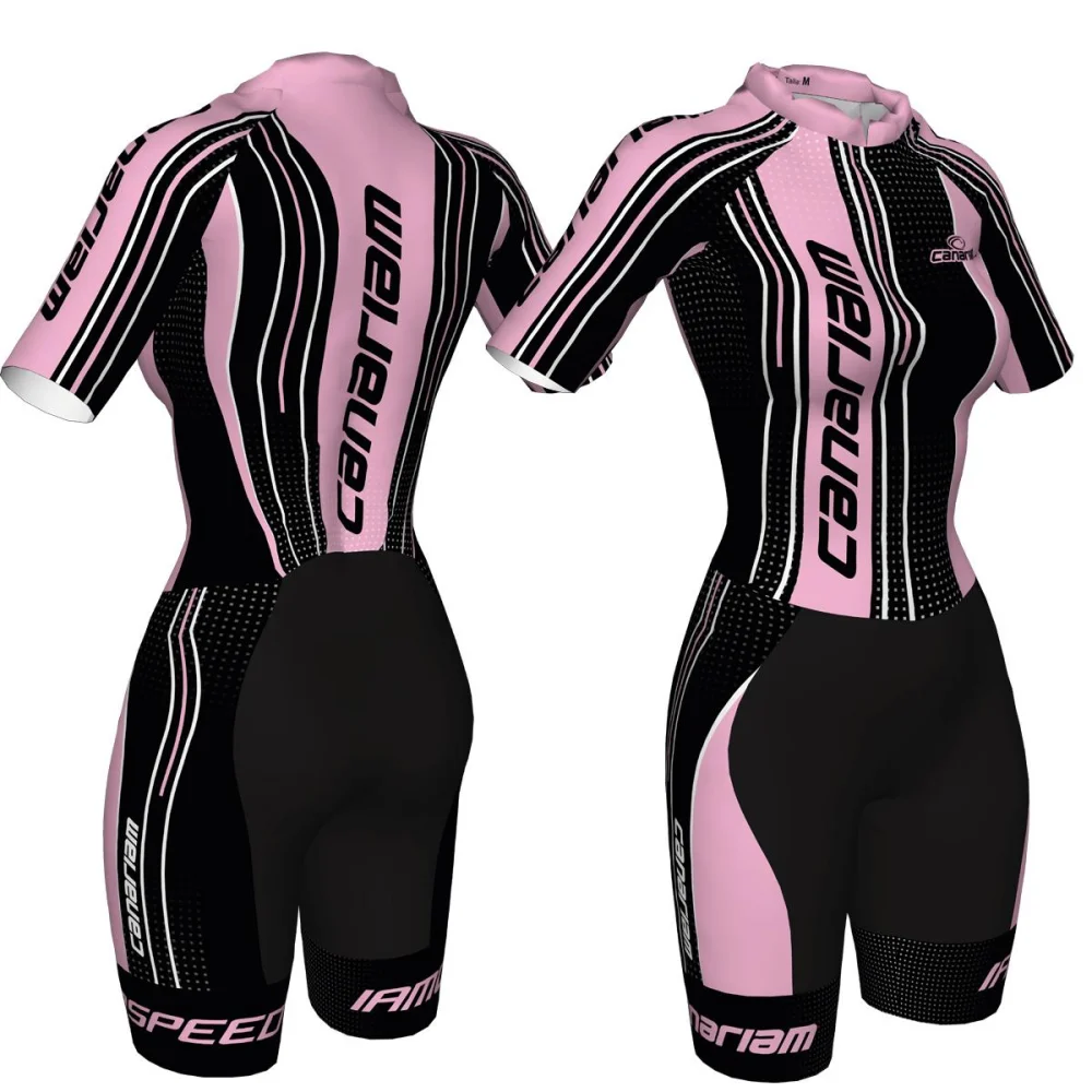 

Костюм для скоростного катания Canariam Women Skates Suit Pro Triathlon Speed Inline Roller Skate Monkey Skinsuit, комфортный, для быстрого катания, 2026