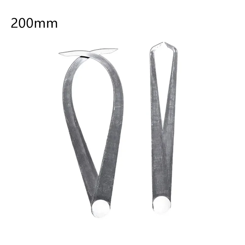 Inside Outside Stainless Steel Calipers Pair with Firm Friction Joint for Measuring Thickness and Diameter of Various Objects